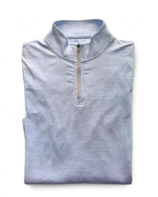 Grace pullover - Carolina Blue stripe, front