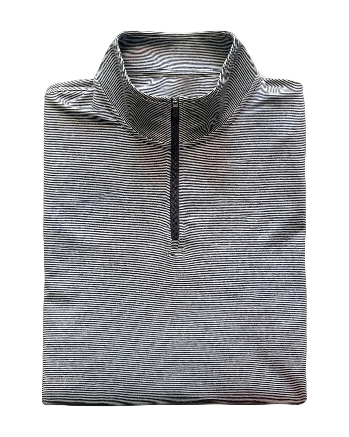 Grace pullover - Forged Grey stripe, front