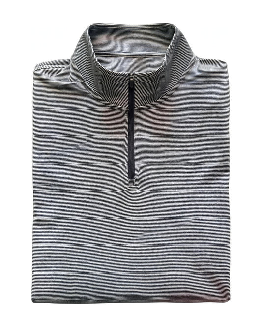 Grace pullover - Forged Grey stripe, front